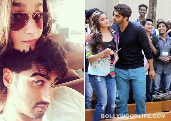 Alia Bhatt and Arjun Kapoor’s kiss, hug and PDA a publicity gimmick?