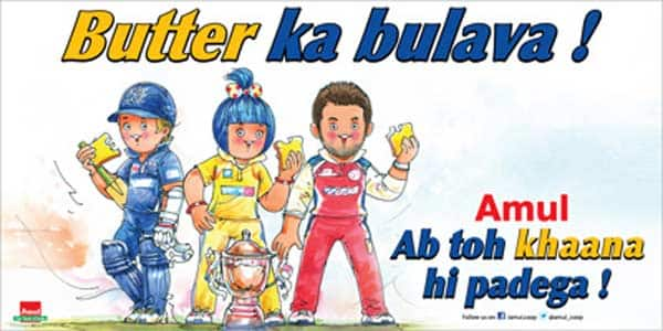 Image result for amul ipl hoarding