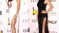 Esha Gupta or Sophie Choudry: Who looked sexier in a thigh-high slit gown?