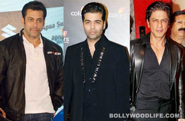 Salman Khan and Shahrukh Khan come together for Koffee with Karan 4 finale – Watch leaked video!