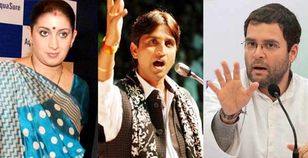 Will Smriti Irani be chosen over Rahul Gandhi and Kumar Vishwas in Amethi? Will Smriti Irani be chosen over Rahul Gandhi and Kumar Vishwas in Amethi?