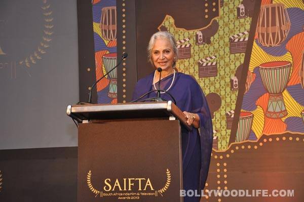 Waheeda Rehman: I want to say bye to films Waheeda Rehman: I want to say bye to films