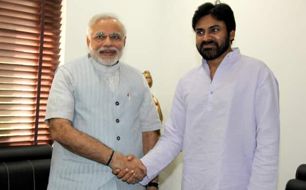 Narendra Modi Pays His Gratitude To Pawan Kalyan - Bollywoodlife.com