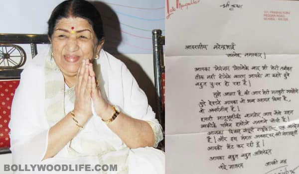 Lata Mangeshkar writes to Modi, sends best wishes! Lata Mangeshkar writes to Modi, sends best wishes!