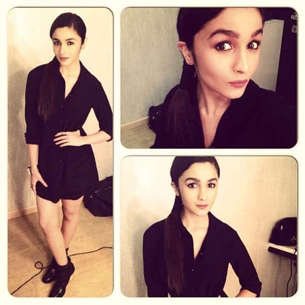 Alia Bhatt shows the sexy way to sport a button down dress-without a bottom!- View pic Alia Bhatt shows the sexy way to sport a button down dress-without a bottom!- View pic