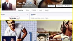 Tiger Shroff more popular than Ranveer Singh and Arjun Kapoor on Facebook!