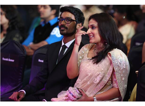 Dhanush with his wife Aishwarya