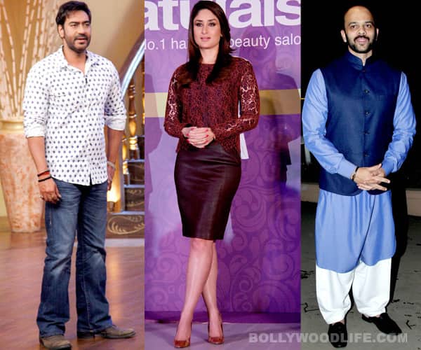 Kareena Kapoor, Ajay Devgn and Rohit Shetty to team up for Golmaal 4? Kareena Kapoor, Ajay Devgn and Rohit Shetty to team up for Golmaal 4?