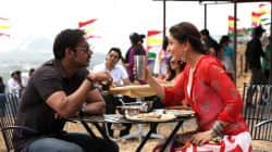 Ajay Devgn and Kareena Kapoor cheat their diets while shooting for Singham Returns!