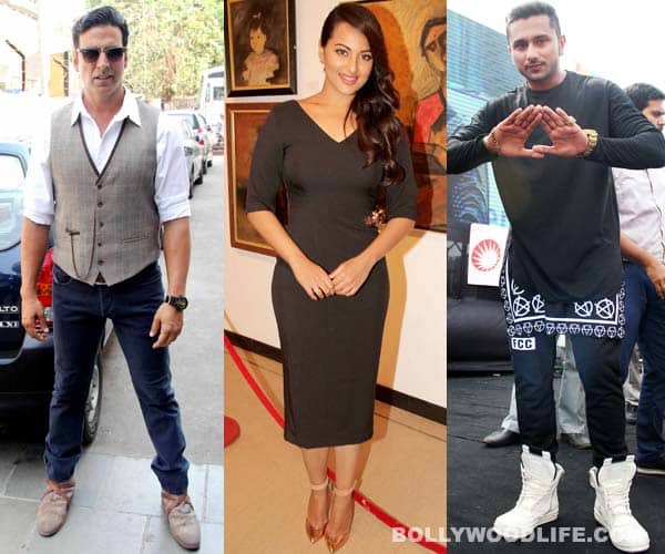 Akshay Kumar, Sonakshi Sinha and Yo Yo Honey Singh to attend the premiere of Entertainment in London! Akshay Kumar, Sonakshi Sinha and Yo Yo Honey Singh to attend the premiere of Entertainment in London!