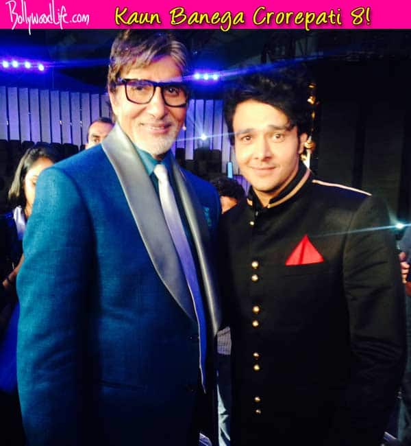 Aniruddh Dave’s selfie moment with Amitabh Bachchan on Kaun Banega Crorepati 8 Aniruddh Dave’s selfie moment with Amitabh Bachchan on Kaun Banega Crorepati 8