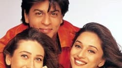 Shah Rukh Khan, Karisma Kapoor, Madhuri Dixit
