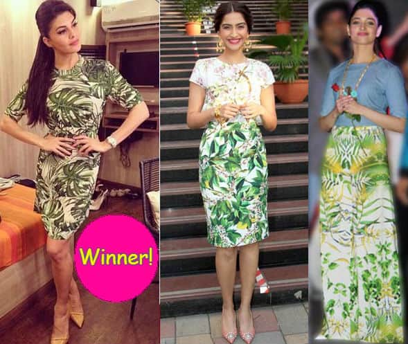 Jacqueline Fernandez looks best in tropical prints, say fans! Jacqueline Fernandez looks best in tropical prints, say fans!