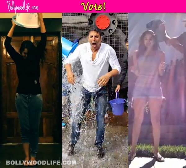 Akshay Kumar, Sunny Leone, Sonakshi Sinha – Which celeb impressed you with their ALS ice bucket challenge? Vote! Akshay Kumar, Sunny Leone, Sonakshi Sinha – Which celeb impressed you with their ALS ice bucket challenge? Vote!