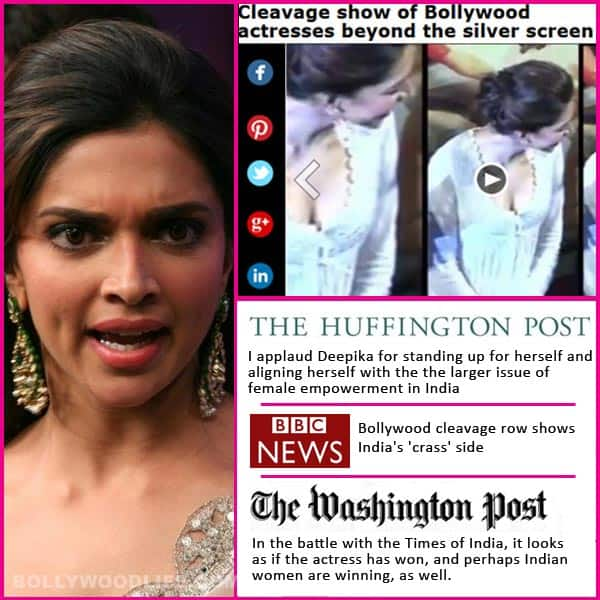 Deepika Padukone Vs Times Of India Cleavage Controversy Heres What The Western Media Has To