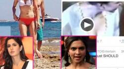 Kaitrina Kaif, Deepika Padukone, Bikini Controversy, Cleavage Video