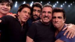 Deepika Padukone, Farah Khan, Malaika Arora Khan, Yo Yo Honey Singh, Shah Rukh Khan, Sonu Sood, Abhishek Bachchan, Boman Irani, Vivaan Shah