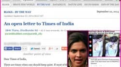 Times Of India, Deepika Padukone, Cleavage