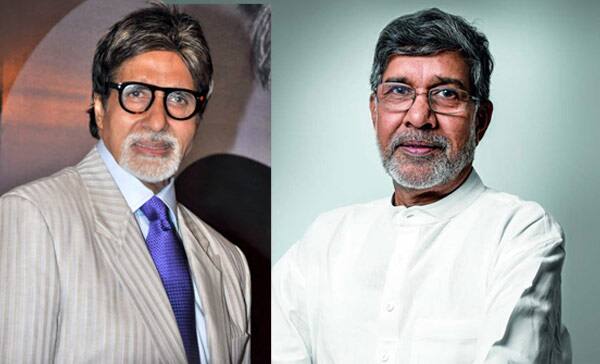 Amitabh Bachchan meets Nobel Prize winner Kailash Satyarthi