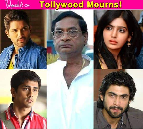Allu Arjun, Rana Daggubati, Siddharth, Samantha mourn MS Narayana’s death!