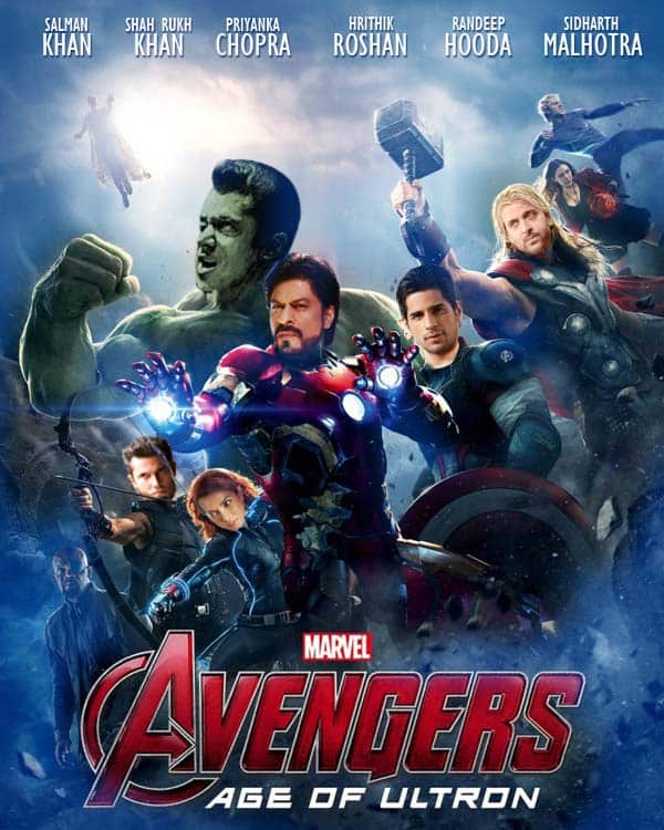 Salman Khan, Shah Rukh Khan,  Priyanka Chopra, Sidharth Malhotra – a look at the desi Avengers!