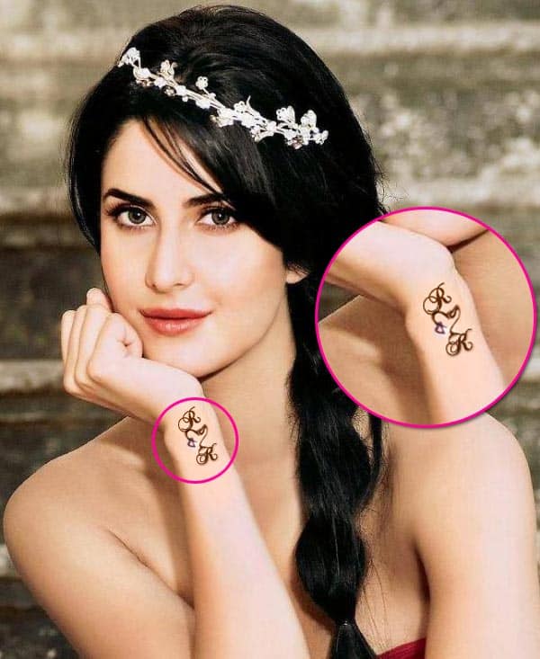 Katrina Kaif gets an RK tattoo for boyfriend Ranbir Kapoor - view pic