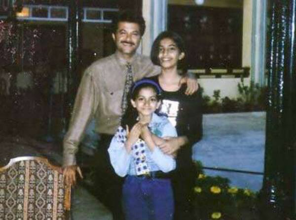 Image result for sonam kapoor childhood photos