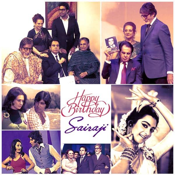 Amitabh Bachchan wishes Saira Banu a very happy birthday – view pic!