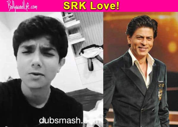 After Saif Ali Khan’s son, Salman Khan’s nephew is now crushing on Shah Rukh Khan – watch video!