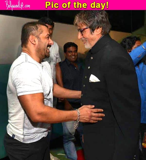 That Awesome Moment When Salman Khan And Amitabh Bachchan HUGGED It Out ...