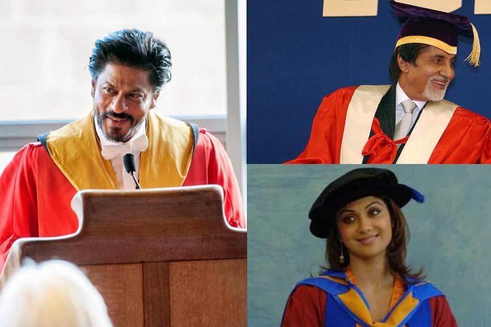 Bollywood celebs who have doctrate degree Bollywood celebs who have doctrate degree