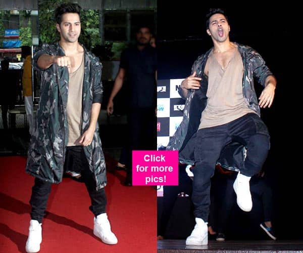 Varun Dhawan and rapper Raftaar Singh woo the crowd with a ...