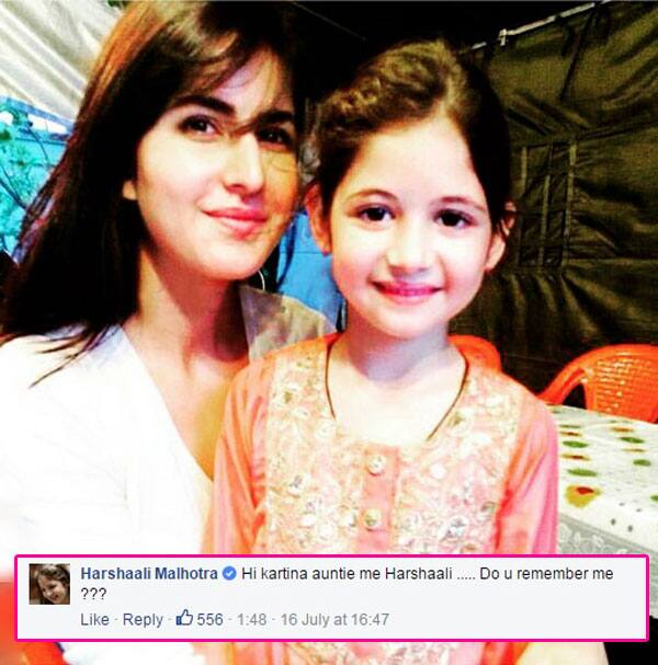 Harshaali Malhotra calls Katrina Kaif ‘auntie’ on Facebook and gets trolled by fans!