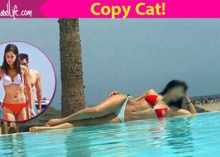 This hottie just copied Salman Khan's ex-girlfriend Katrina Kaif's iconic red and white bikini look! This hottie just copied Salman Khan's ex-girlfriend Katrina Kaif's iconic red and white bikini look!