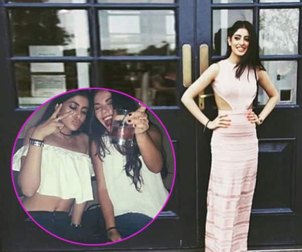 Amitabh Bachchan Grand Daughter parties in a night club with her friend Amitabh Bachchan Grand Daughter parties in a night club with her friend