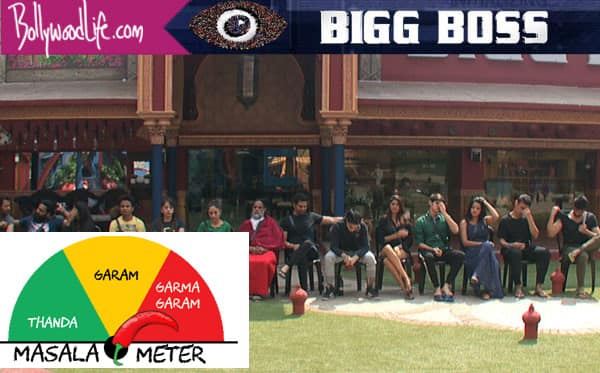 Bigg Boss contestants having a discussion Masla Meter - Karan Mehra expresses his concern over