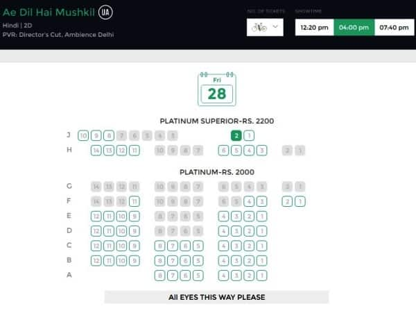 ae dil hai mushkil ticket prices latest(1)