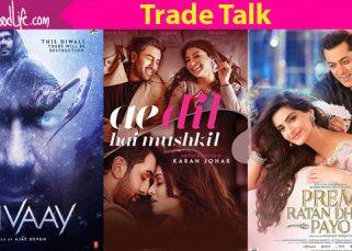 Salman Khan's Prem Ratan Dhan Payo remains UNBEATEN by Ranbir Kapoor's Ae Dil Hai Mushkil and Ajay Devgn's Shivaay Salman Khan's Prem Ratan Dhan Payo remains UNBEATEN by Ranbir Kapoor's Ae Dil Hai Mushkil and Ajay Devgn's Shivaay