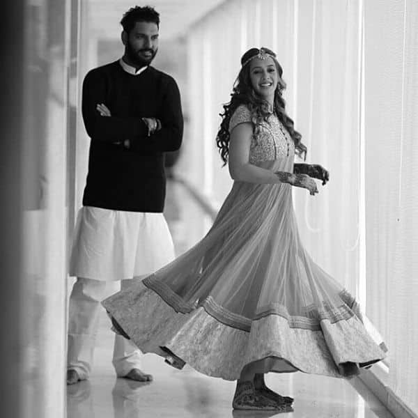 Yuvraj Singh Shows Bhangra Move On His Sangeet Ceremony