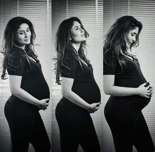 Pregnant Kareena Kapoor Khan's this black and white maternity shoot is
