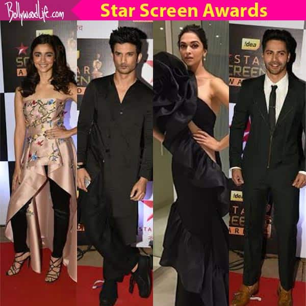 Deepika, Alia, Sushant, Varun dazzle at Star Screen Awards – view HQ Pics