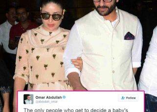 Omar Abdullah speaks in favour of Kareena Kapoor Khan-Saif Ali Khan's choice of naming their son Taimur Ali Khan Pataudi Omar Abdullah speaks in favour of Kareena Kapoor Khan-Saif Ali Khan's choice of naming their son Taimur Ali Khan Pataudi