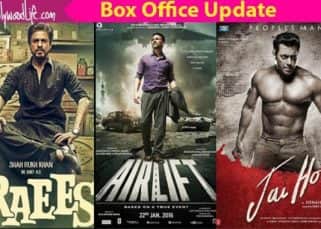 Shah Rukh Khan's Raees beats Akshay Kumar's Airlift and Salman Khan's Jai Ho to become the highest opener for a Republic day weekend Shah Rukh Khan's Raees beats Akshay Kumar's Airlift and Salman Khan's Jai Ho to become the highest opener for a Republic day weekend