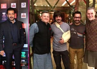 While Salman danced away at Zee Cine Awards 2017, Shah Rukh chilled with Aamir - view pic While Salman danced away at Zee Cine Awards 2017, Shah Rukh chilled with Aamir - view pic