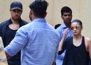 Alia Bhatt and Sidharth Malhotra spotted outside Vishesh Films office; view pic and decide if it's for Aashiqui 3? Alia Bhatt and Sidharth Malhotra spotted outside Vishesh Films office; view pic and decide if it's for Aashiqui 3?