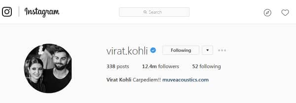 Virat changes profile pic to one with Anushka