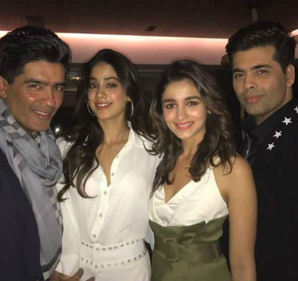 Image result for alia bhatt with Jhanvi kapoor in karanjohar party