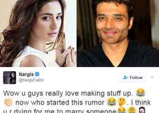 Nargis Fakhri on marrying Uday Chopra: Now who started this rumour? Nargis Fakhri on marrying Uday Chopra: Now who started this rumour?