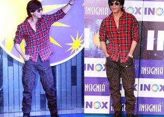 Shah Rukh Khan checkmates us by looking casually hot in a checked shirt - view pics Shah Rukh Khan checkmates us by looking casually hot in a checked shirt - view pics