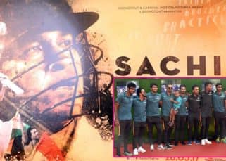 Sachin Tendulkar's former team-mates Mahendra Singh Dhoni, Shikhar Dhawan, R Ashwin attend the special screening of Sachin: A Billion Dreams - view pics Sachin Tendulkar's former team-mates Mahendra Singh Dhoni, Shikhar Dhawan, R Ashwin attend the special screening of Sachin: A Billion Dreams - view pics